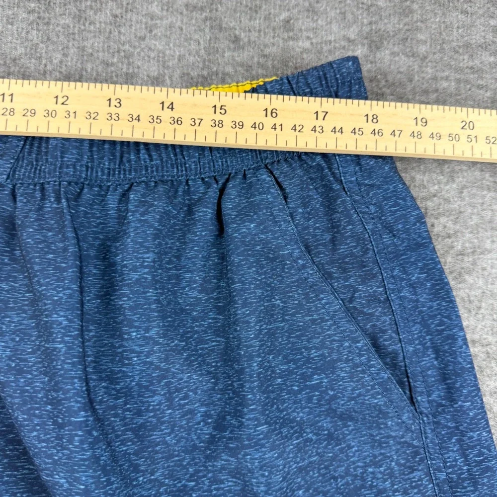Banana Boat Swim Trunks Mens 3XL Blue Striped UPF 50+ Board Shorts Pocket‎